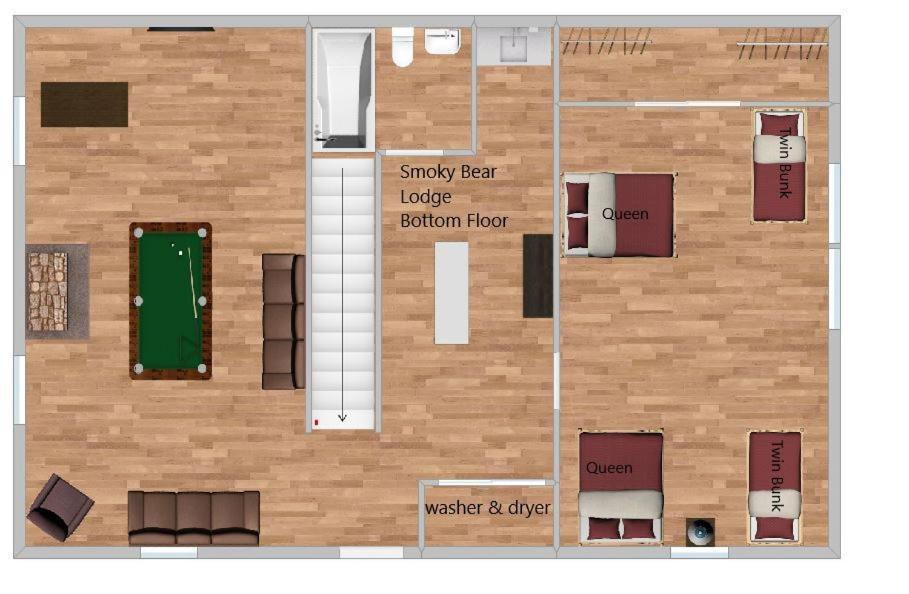 Smoky Bear Lodge With Guest House, Hot Tub, 1089 Free Tickets Each Paid Day, Dollywood And More Sevierville Extérieur photo